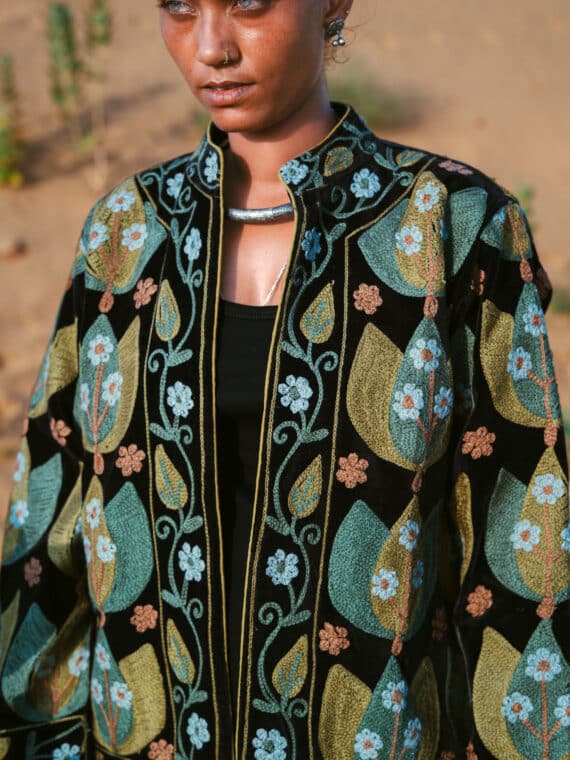 Velvet Suzani Jacket N.30