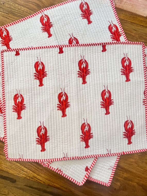 2 Placemats Lobster N.01