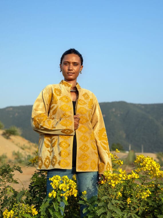 Velvet Suzani Jacket N.31