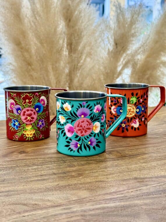 Hand-Painted Kashmiri Mug