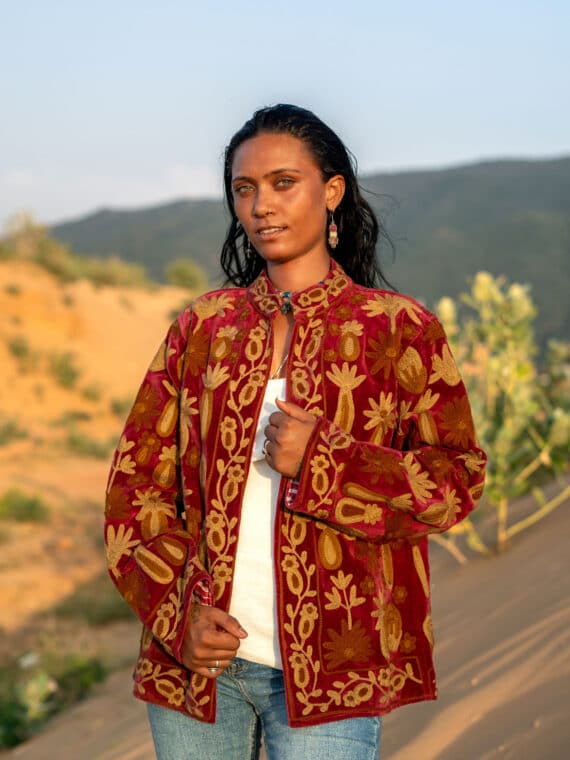 Velvet Suzani Jacket N.21