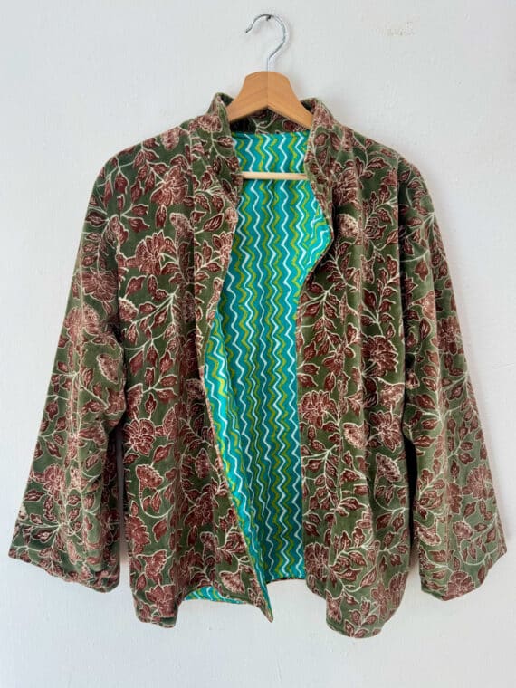 Velvet Jacket ~ Autumn Leaves