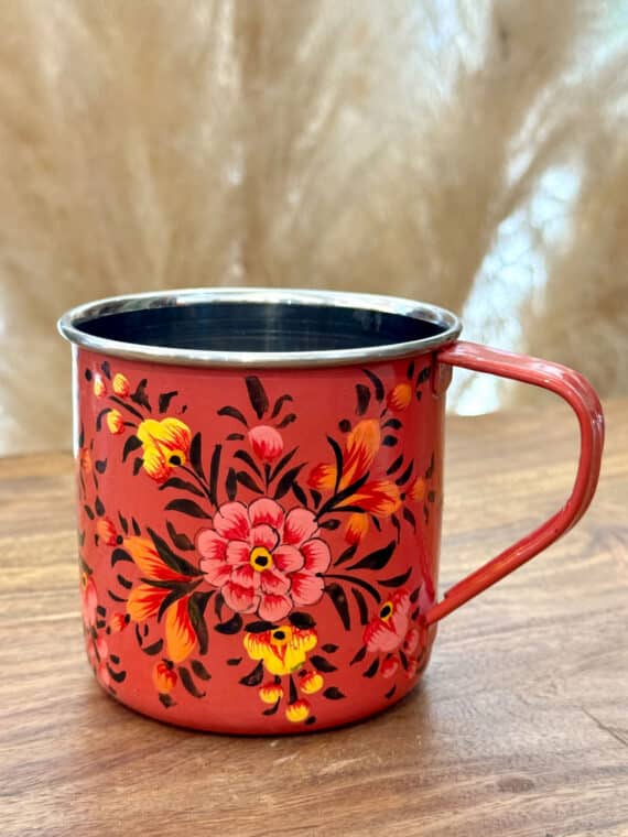 Hand-Painted Kashmiri Mug
