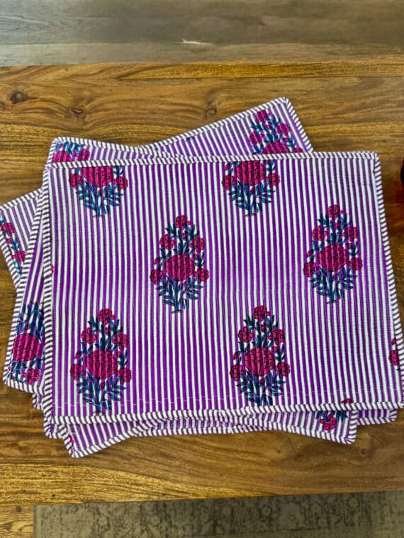 2 Placemats - Flowers