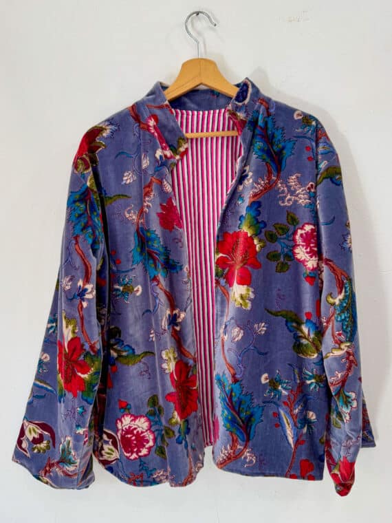 Velvet Jacket ~ Lillac Garden