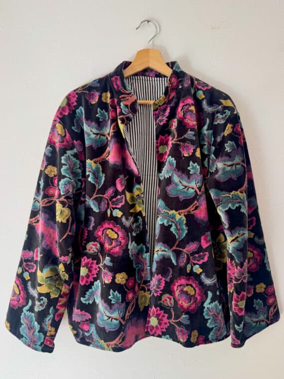 Velvet Jacket ~ Black Garden