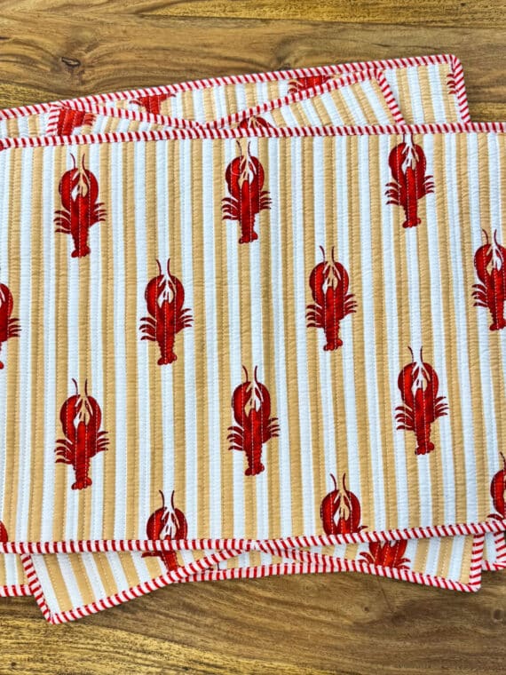 2 Placemats - Lobster N.02
